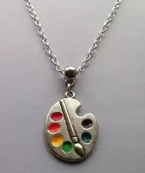 2019 new Artist Palette Necklace silver color,Artist Enamel,Multicolour,Artist Gift,Painter long,Handmade Gift women
2019 new Artist Palette Necklace silver color,Artist Enamel,Multicolour,Artist Gift,Painter long,Handmade Gift women