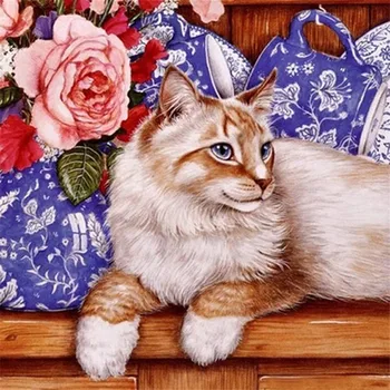 Diamond painting cat lying on the table painter's house decoration diy diamond painting needle embroidery diamond inlaid diamond
Diamond painting cat lying on the table painter's house decoration diy diamond painting needle embroidery diamond inlaid diamond