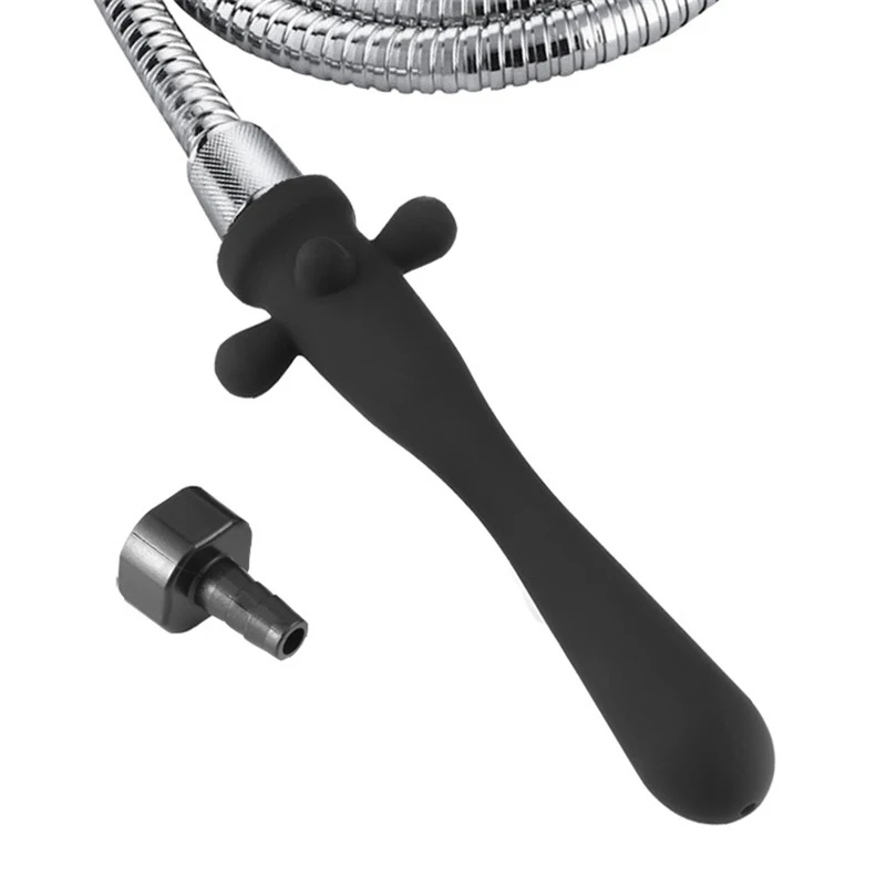Набор для анального душа Aqua Shot Shower XR Brands черный XRAE173 - XR Brands - Анальные души и клизмы - Купить