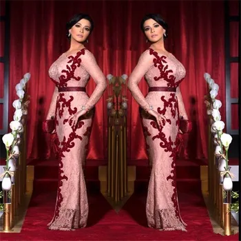 Vintage Lace Evening Dresses Long Sleeves Scoop Neck Sequins Applique Women Mermaid Prom Gown for Wedding Party Custom Made
Vintage Lace Evening Dresses Long Sleeves Scoop Neck Sequins Applique Women Mermaid Prom Gown for Wedding Party Custom Made