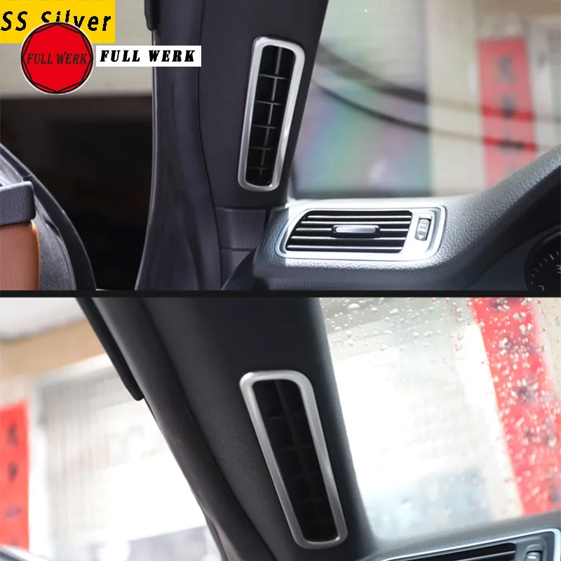 1 Pair Car Styling Interior Front A Pillar Air Vent Trim Cover Sticker for VW CC Side Air conditioning Outlet Decor Frame Access
1 Pair Car Styling Interior Front A Pillar Air Vent Trim Cover Sticker for VW CC Side Air conditioning Outlet Decor Frame Access