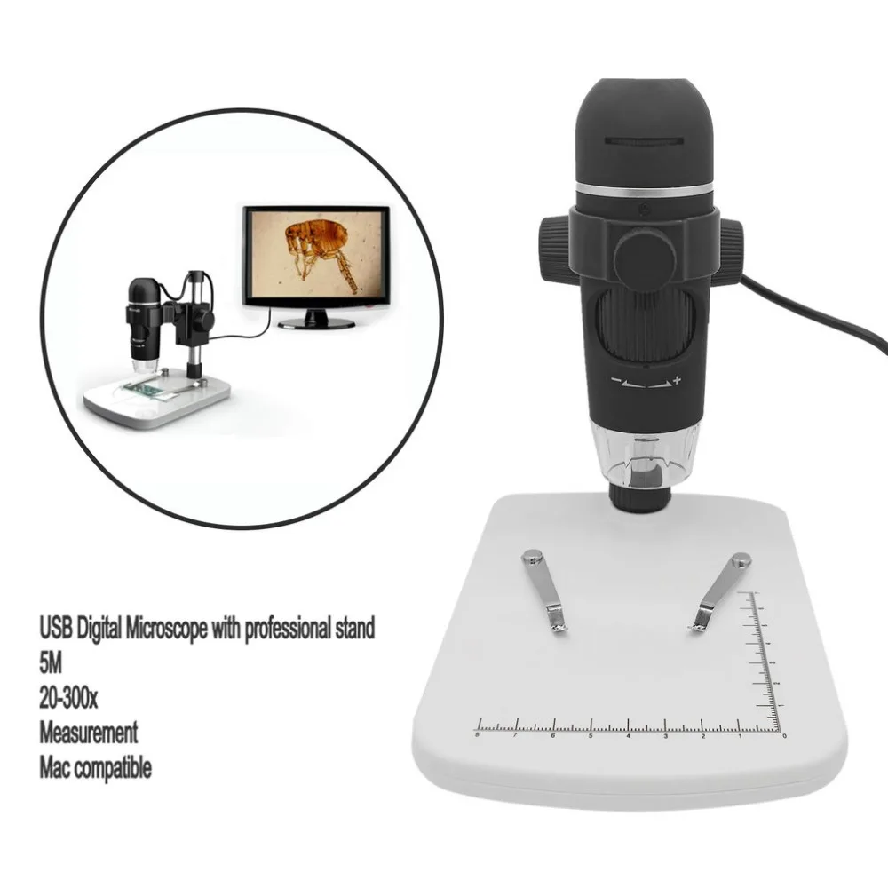UM012C Digital USB Microscope With 300x Magnifications and 5M Pixels Image Sensor Professional Microscopic Lens
UM012C Digital USB Microscope With 300x Magnifications and 5M Pixels Image Sensor Professional Microscopic Lens