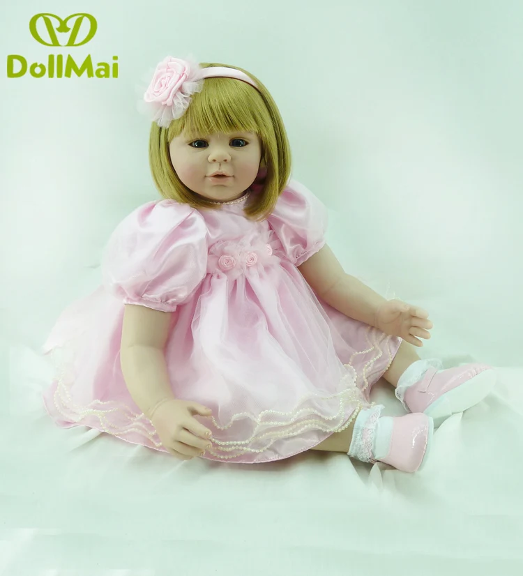 Silicone Reborn Baby Doll Toys 60cm vinyl Princess Toddler newborn baby Alive Bebe Girls reborn Brinquedos Birthday Gift
Silicone Reborn Baby Doll Toys 60cm vinyl Princess Toddler newborn baby Alive Bebe Girls reborn Brinquedos Birthday Gift