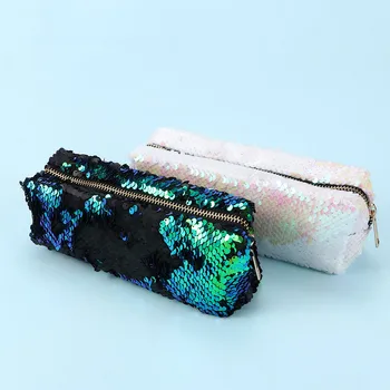 1Pcs Women Ladies DIY Reversible Double Color Cosmetic Bag Mermaid Sequin Glitter Handbag Sparkling Shiny Students Pencil Pouch
1Pcs Women Ladies DIY Reversible Double Color Cosmetic Bag Mermaid Sequin Glitter Handbag Sparkling Shiny Students Pencil Pouch
