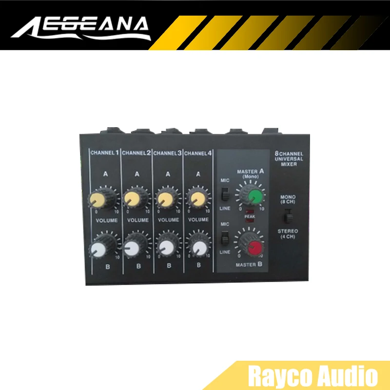 Mixing Console Ultra-compact Low Noise 8 Channels Audio Sound Mixer Mono Stereo Mixer with Power Adapter Cable
Mixing Console Ultra-compact Low Noise 8 Channels Audio Sound Mixer Mono Stereo Mixer with Power Adapter Cable