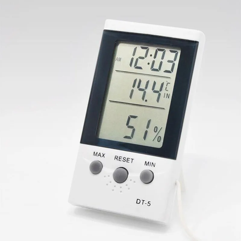 Dual Temperature Display Thermometer Digital Clock Temperature Recorder Indoor And Outdoor Electronic Thermometer
Dual Temperature Display Thermometer Digital Clock Temperature Recorder Indoor And Outdoor Electronic Thermometer