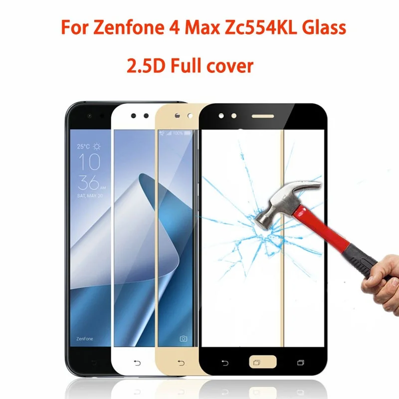 Full Cover Tempered Glass for ASUS Zenfone 4 Max ZC554KL X001D X00ID on Zenfone4 Max Pro Plus S430 S425 Screen Protector Film
Full Cover Tempered Glass for ASUS Zenfone 4 Max ZC554KL X001D X00ID on Zenfone4 Max Pro Plus S430 S425 Screen Protector Film