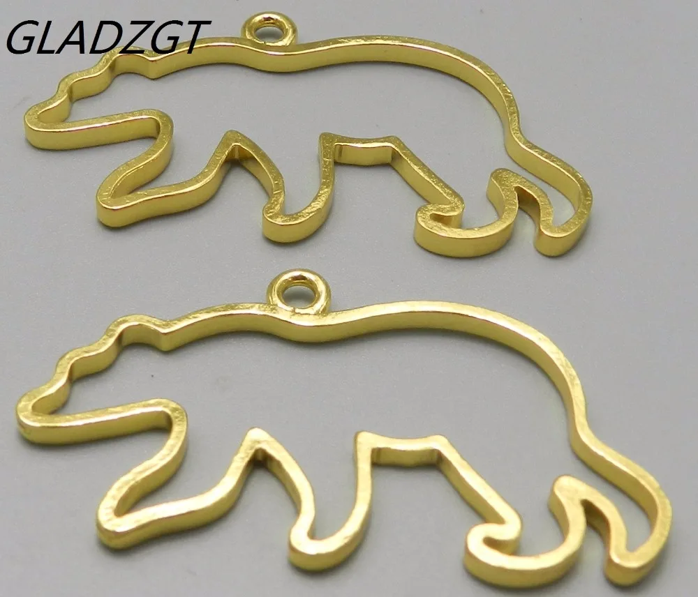 2018 New 10pcs/lot Bear Metal Frame Pendant Gold Charm Bezel Setting Cabochon Setting UV Resin Charm X059
2018 New 10pcs/lot Bear Metal Frame Pendant Gold Charm Bezel Setting Cabochon Setting UV Resin Charm X059
