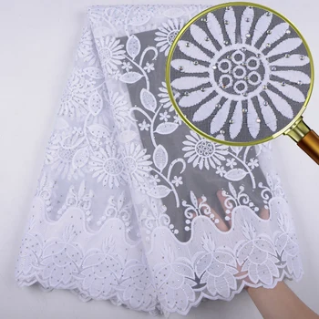 2019 Embroidery Beaded White African Lace Fabric For Party Bridal Dress High Quality Nigerian Net Lace 2019 For Party 1552B
2019 Embroidery Beaded White African Lace Fabric For Party Bridal Dress High Quality Nigerian Net Lace 2019 For Party 1552B