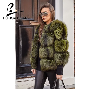 FURSARCAR Natural Real Fur Coat Women 2019 New Style Genuine Silver Fox Fur O Neck Winter Warm Female Silver Fox Fur Coat
FURSARCAR Natural Real Fur Coat Women 2019 New Style Genuine Silver Fox Fur O Neck Winter Warm Female Silver Fox Fur Coat