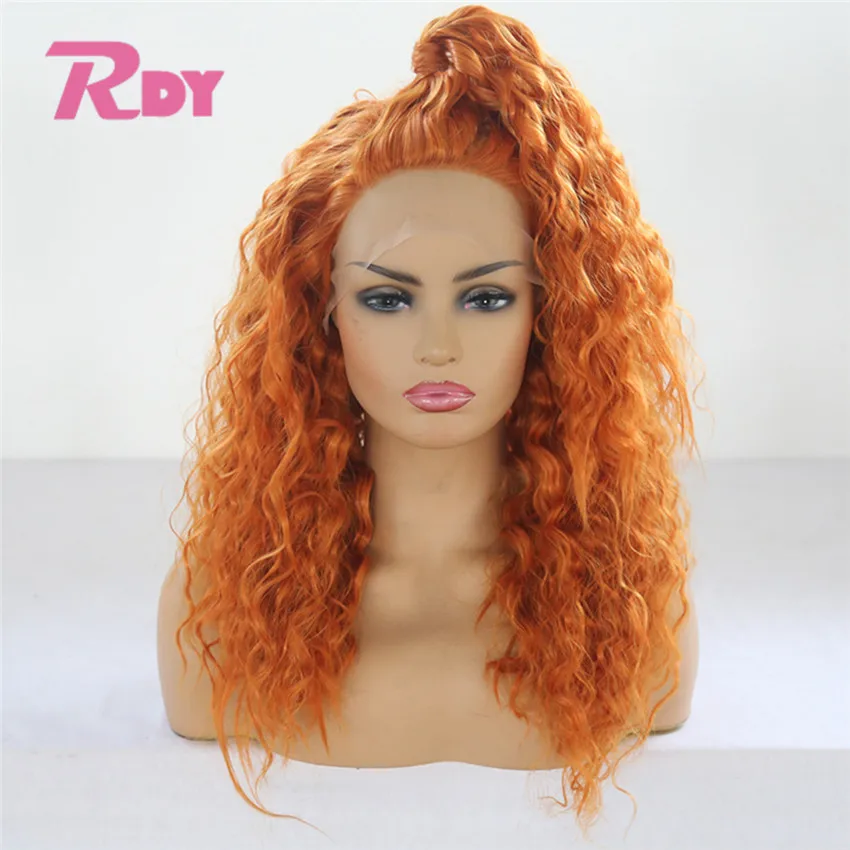 RONGDUOYI Long Orange Color Loose Deep Lace Front Wigs for Women High Temperature Fiber Hair Free Part Synthetic Wig
RONGDUOYI Long Orange Color Loose Deep Lace Front Wigs for Women High Temperature Fiber Hair Free Part Synthetic Wig