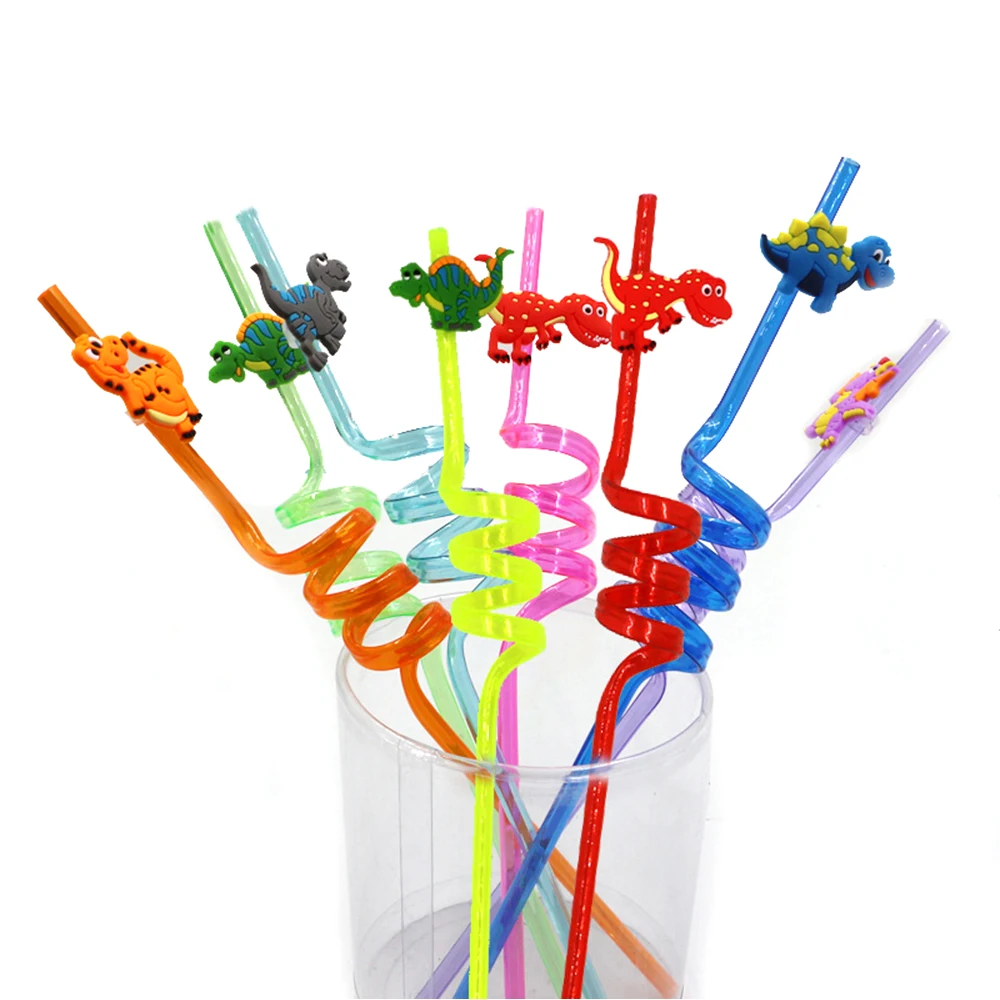 8pcs Straws Soft Disposable Colorful Small Dinosaur Plastic Curved Straws Drinking Straw for Party Supplies DIY Drinking Straw
8pcs Straws Soft Disposable Colorful Small Dinosaur Plastic Curved Straws Drinking Straw for Party Supplies DIY Drinking Straw