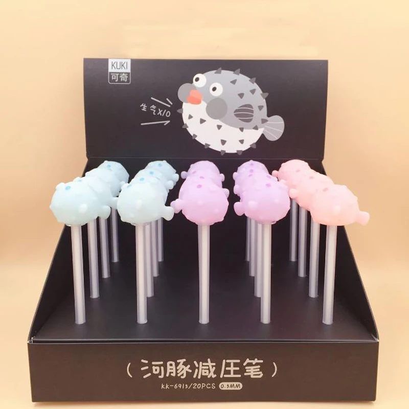 2 Pcs/set Cartoon Fish Fat Dolphin Silicone Gel Pens Stationery Office School Supplies Smooth Writing Black Ink 0.5mm Gel Pens
2 Pcs/set Cartoon Fish Fat Dolphin Silicone Gel Pens Stationery Office School Supplies Smooth Writing Black Ink 0.5mm Gel Pens