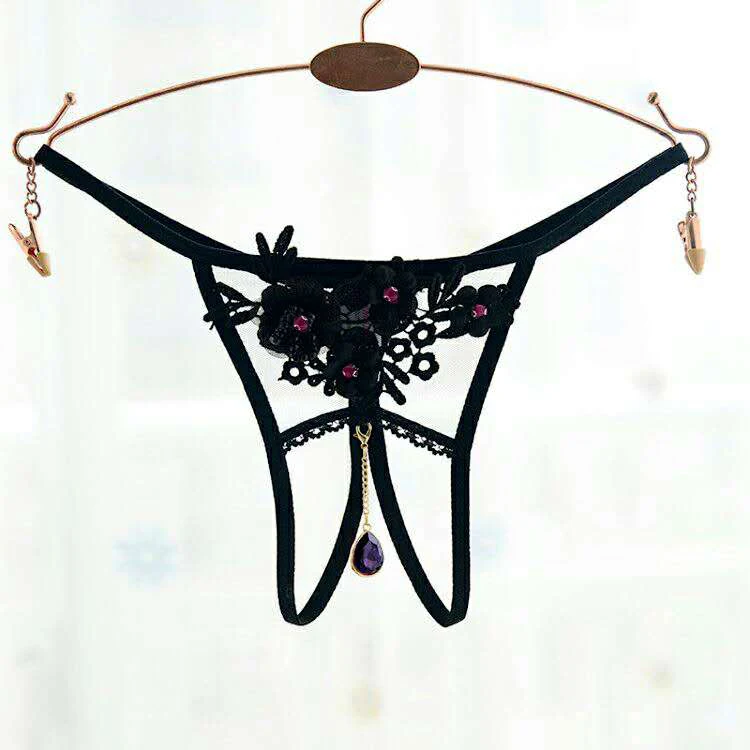 New Arrival M XXL 5XL Plus Size Sexy Open Crotch crotchless Embroidery Rhinestone G-string V-string Panties Knickers Underwear
New Arrival M XXL 5XL Plus Size Sexy Open Crotch crotchless Embroidery Rhinestone G-string V-string Panties Knickers Underwear