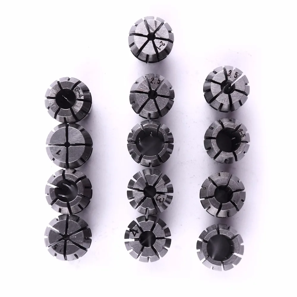 AU Australia Warehouse 13PCS ER11 Precision Spring Collet Set 1-7mm CNC Collet Chuck Engraving Drilling Lathe Tools
AU Australia Warehouse 13PCS ER11 Precision Spring Collet Set 1-7mm CNC Collet Chuck Engraving Drilling Lathe Tools