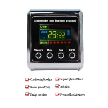Laser Wrist Apparatus LLLT Therapy for Cholesterol Diabetes Hypertension Cerebral Thrombosis Rhinitis Treatment Machine 650nm
Laser Wrist Apparatus LLLT Therapy for Cholesterol Diabetes Hypertension Cerebral Thrombosis Rhinitis Treatment Machine 650nm