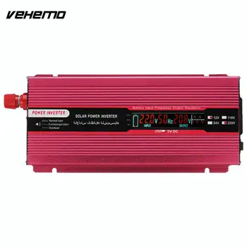 Vehemo 2100W Peak Car Inverter Solar Power Inverter Transformer Vehicle for Car Accessories Auto Inverter High Performance
Vehemo 2100W Peak Car Inverter Solar Power Inverter Transformer Vehicle for Car Accessories Auto Inverter High Performance