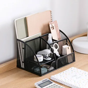 Office Wire Box Multi-Functional Combination Pen Pencil Holder Storage Box Metal Iron Wire Mesh Black Desktop Storage Supplies
Office Wire Box Multi-Functional Combination Pen Pencil Holder Storage Box Metal Iron Wire Mesh Black Desktop Storage Supplies