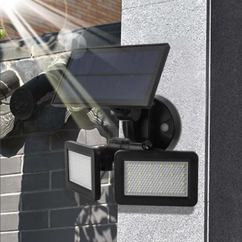Solar Motion Sensor Light Outdoor Waterproof 48 LED Radar Induction Dual Heads Light JDH99
Solar Motion Sensor Light Outdoor Waterproof 48 LED Radar Induction Dual Heads Light JDH99