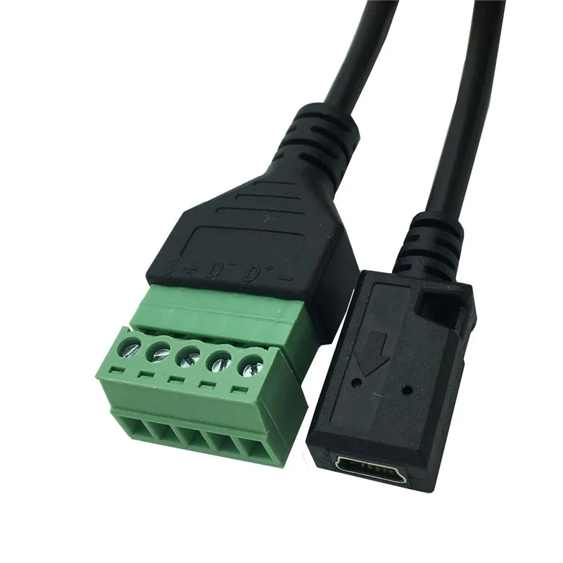 Generic USB 2.0 A Male Typec Mini Usb Usb Plug To 5 Pin Way Female