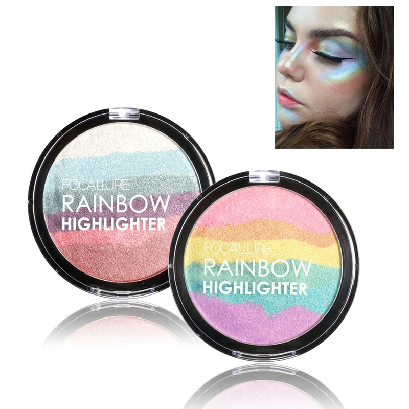 2017 Face Highlighter Cosmetics Waterproof Brighten Minerals Shimmer Brand Focallure Rainbow Highlighter Makeup Powder
2017 Face Highlighter Cosmetics Waterproof Brighten Minerals Shimmer Brand Focallure Rainbow Highlighter Makeup Powder