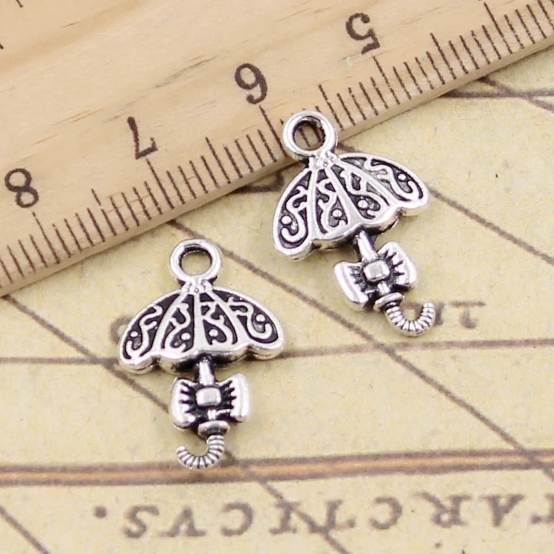 20pcs Charms Umbrella Bumbershoot 21x13mm Tibetan Silver Color Pendants Antique Jewelry Making DIY Handmade Craft
20pcs Charms Umbrella Bumbershoot 21x13mm Tibetan Silver Color Pendants Antique Jewelry Making DIY Handmade Craft