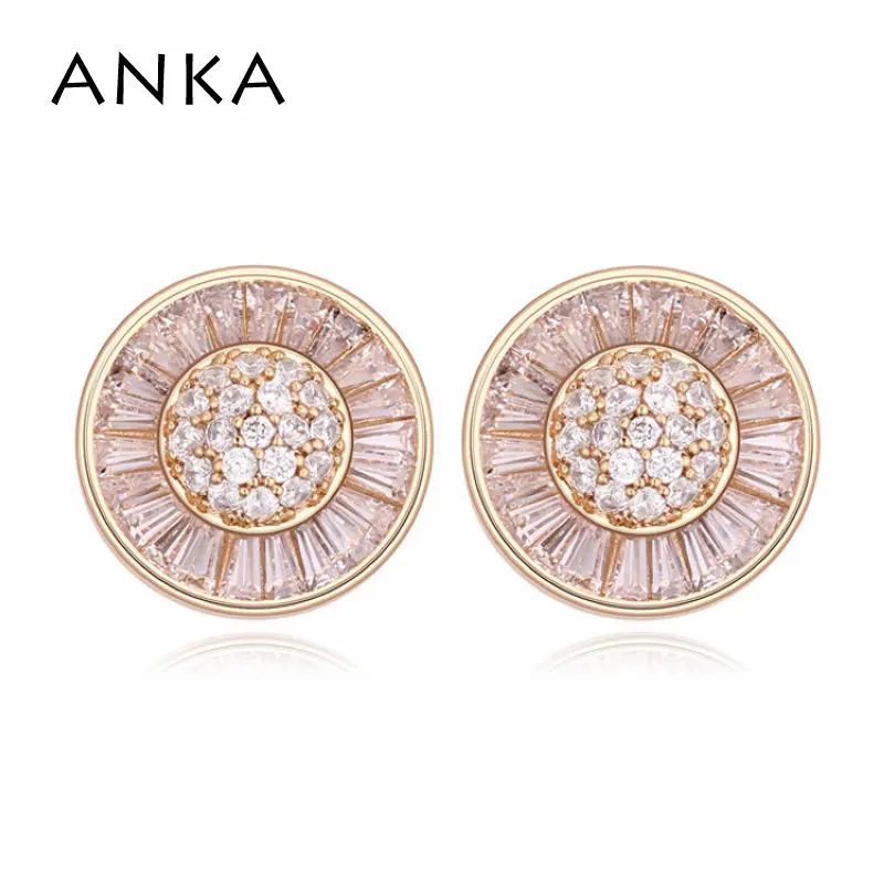 ANKA 2017 luxury romantic round shining top zircon stud earrings for women cute charm earrings fashion jewelry girl gift 108328
ANKA 2017 luxury romantic round shining top zircon stud earrings for women cute charm earrings fashion jewelry girl gift 108328