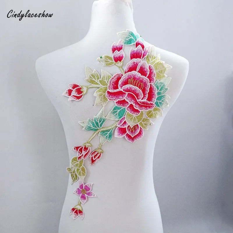 Cindylaceshow 1 PC Lace Applique Embroidery Flower Patches Sew On DIY Clothing Decor Multilayer Embroidery Peony Flower Pattern
Cindylaceshow 1 PC Lace Applique Embroidery Flower Patches Sew On DIY Clothing Decor Multilayer Embroidery Peony Flower Pattern