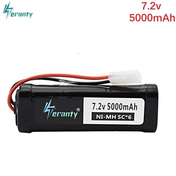 SC*6 Cells 7.2V 5000mAh 15c with Tamiya Plug Rechargeable Ni-MH Battery Pack for RC Remote control toys RC Cars 7.2 v Battery
SC*6 Cells 7.2V 5000mAh 15c with Tamiya Plug Rechargeable Ni-MH Battery Pack for RC Remote control toys RC Cars 7.2 v Battery