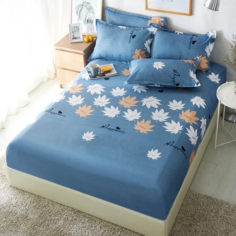 1pcs Polyester White Yellow Leaves Printed Bed Sheet Bedding Fitted Sheets Mattress Cover Bedspreads With Elastic Band Bedsheet
1pcs Polyester White Yellow Leaves Printed Bed Sheet Bedding Fitted Sheets Mattress Cover Bedspreads With Elastic Band Bedsheet