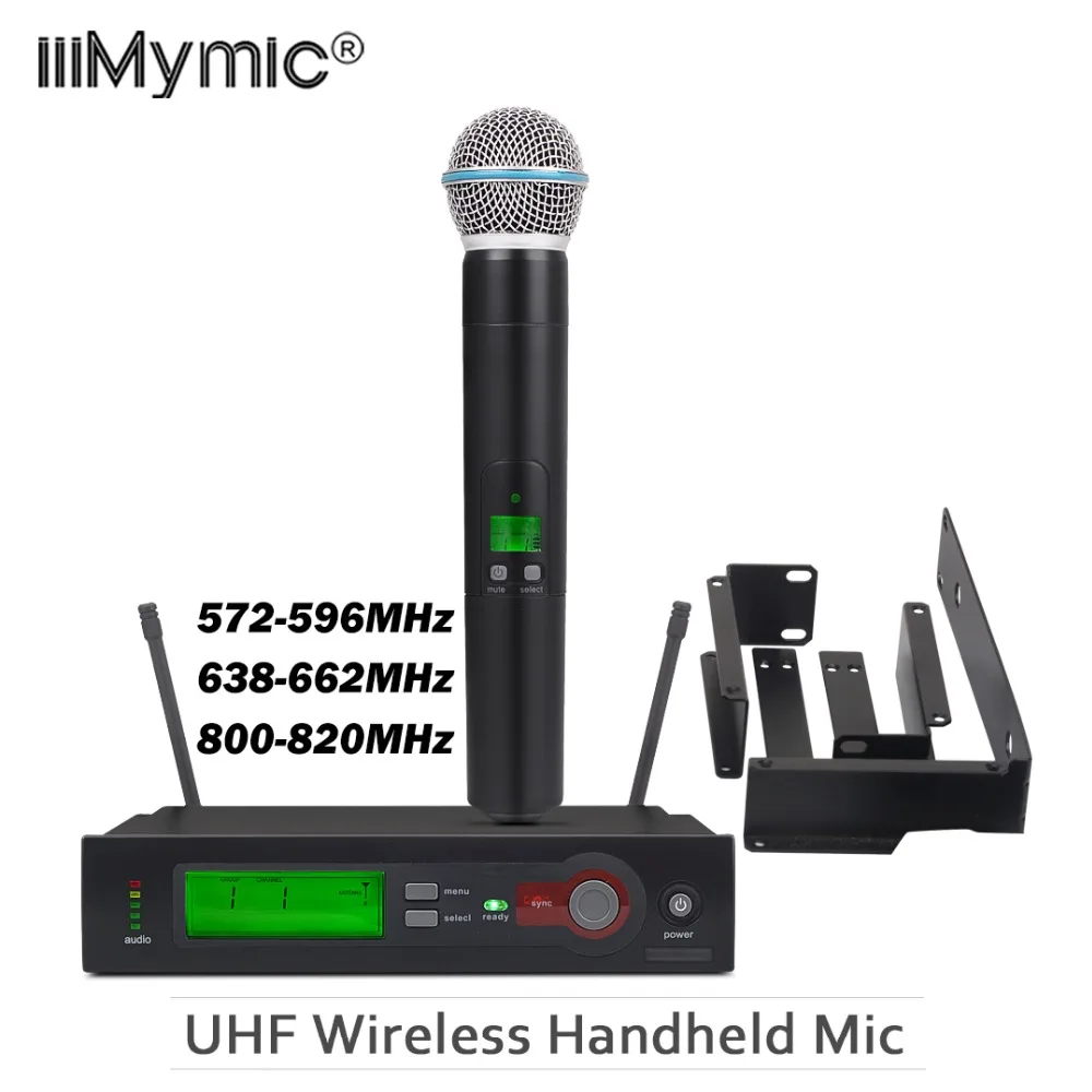 UHF PRO WIRELESS DUAL MICROPHONE SYSTEM With RACK MOUNTING !! Single Handheld Cordless MIC for KTV Karaoke DJ,3 Frequency Band
UHF PRO WIRELESS DUAL MICROPHONE SYSTEM With RACK MOUNTING !! Single Handheld Cordless MIC for KTV Karaoke DJ,3 Frequency Band