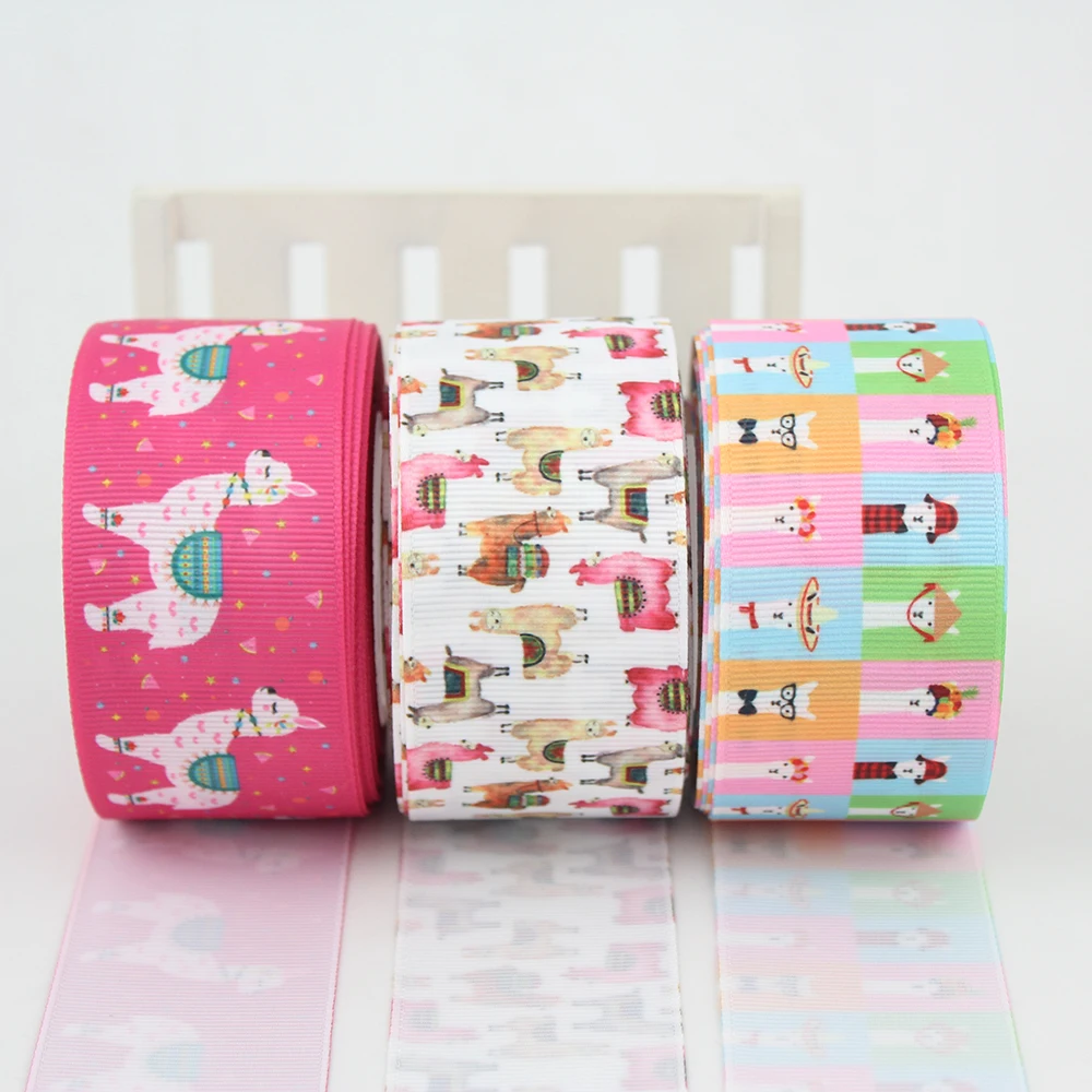 1-1/2" Llamas cartoon character grosgrain ribbon 38mm sheep print ribbon DIY handmade materials,headwear accessories
1-1/2" Llamas cartoon character grosgrain ribbon 38mm sheep print ribbon DIY handmade materials,headwear accessories