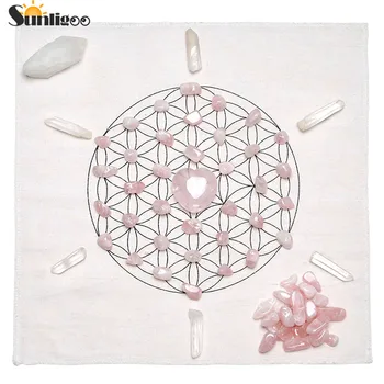 Sunligoo Chakra Crystal Healing Grids Kit Grids Altar Cloth+Rose Quartz+Clear Quartz+Crystal Wands Points Energy Stones Decor
Sunligoo Chakra Crystal Healing Grids Kit Grids Altar Cloth+Rose Quartz+Clear Quartz+Crystal Wands Points Energy Stones Decor