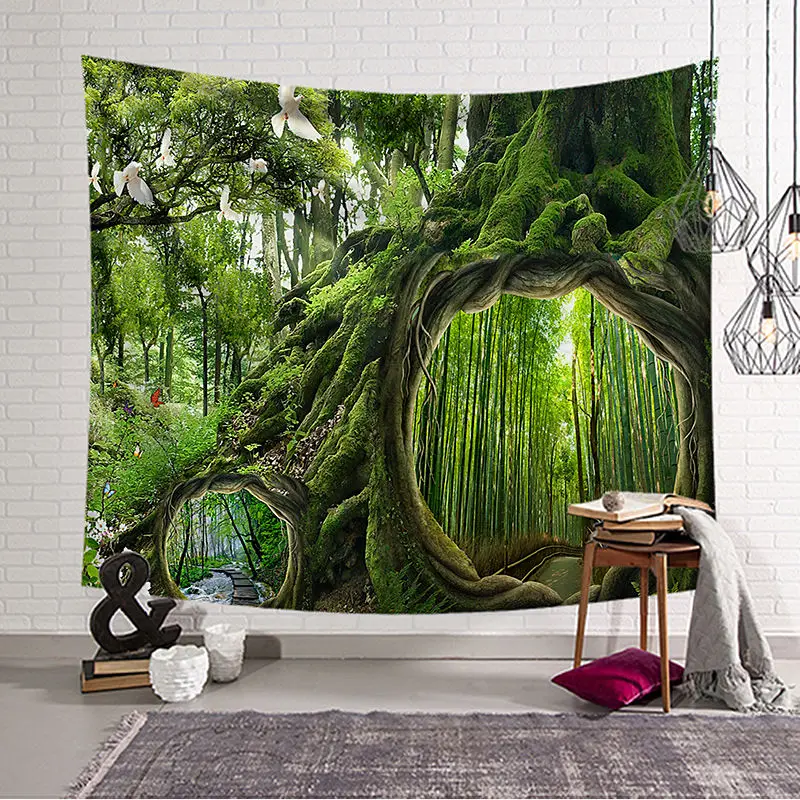 Creative Forest Tapestry As if in the Forest Home Decor Tropical Trees 3D Decorative Wall Tapestry free delivery w3-dz-20
Creative Forest Tapestry As if in the Forest Home Decor Tropical Trees 3D Decorative Wall Tapestry free delivery w3-dz-20
