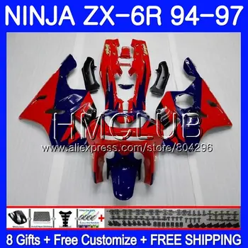 Bodys For KAWASAKI NINJA ZX 636 600CC ZX6R 94 95 96 97 21HM.6 ZX636 ZX-6R 94 97 ZX 6R 1994 1995 1996 1997 Fairing Red blue hot
Bodys For KAWASAKI NINJA ZX 636 600CC ZX6R 94 95 96 97 21HM.6 ZX636 ZX-6R 94 97 ZX 6R 1994 1995 1996 1997 Fairing Red blue hot