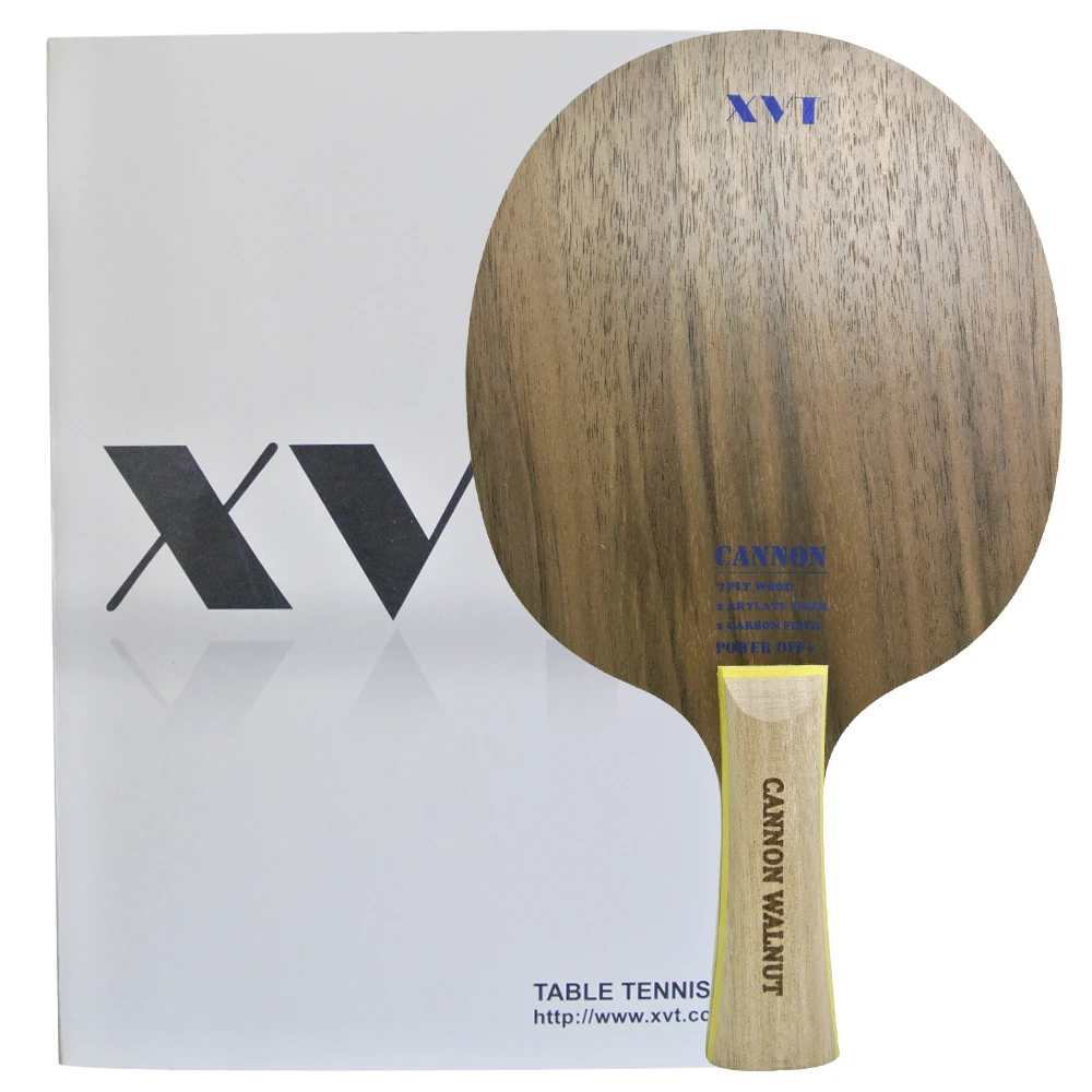 HIGH-END XVT CANNON WALNUT Arylate Cabon 11 layers Table Tennis Blade/ ping pong blade/ table tennis bat Free shipping
HIGH-END XVT CANNON WALNUT Arylate Cabon 11 layers Table Tennis Blade/ ping pong blade/ table tennis bat Free shipping