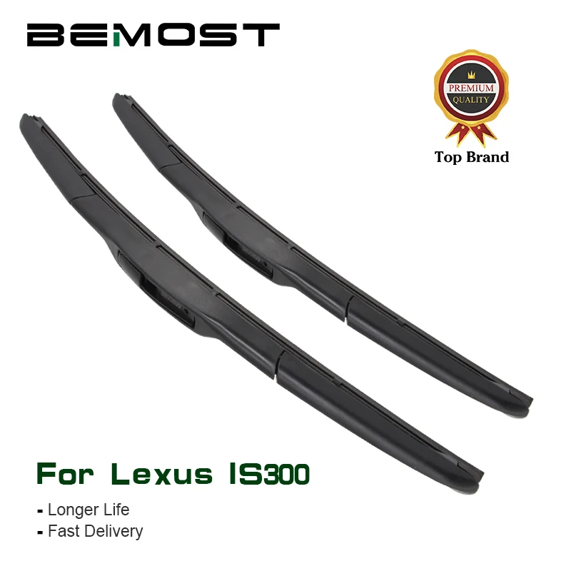BEMOST Car Wiper Blades Natural Rubber For Lexus IS300 2006 2007 2008 2009 2010 2011 2012 2013 2014 2015 2016 Fit U Hook Arm
BEMOST Car Wiper Blades Natural Rubber For Lexus IS300 2006 2007 2008 2009 2010 2011 2012 2013 2014 2015 2016 Fit U Hook Arm