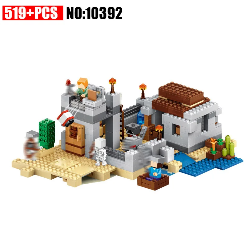 BELA 10392 Minecrafted The Desert Outpost Building Blocks Bricks enlighten toys for children birthday gift compatible 21121 
BELA 10392 Minecrafted The Desert Outpost Building Blocks Bricks enlighten toys for children birthday gift compatible 21121