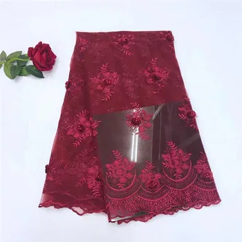 Wine Africans Laces High Qualiy African Lace Fabric 3d Flower With Beads Nigerian Latest Lace Fabric 2018 High Quality Lace
Wine Africans Laces High Qualiy African Lace Fabric 3d Flower With Beads Nigerian Latest Lace Fabric 2018 High Quality Lace