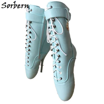 Sorbern Pale Green Ankle Boots Women Ballet Stilettos High Heels Short Ladies Booties Ladies Zip Stitch 18Cm Bootie Heels New
Sorbern Pale Green Ankle Boots Women Ballet Stilettos High Heels Short Ladies Booties Ladies Zip Stitch 18Cm Bootie Heels New