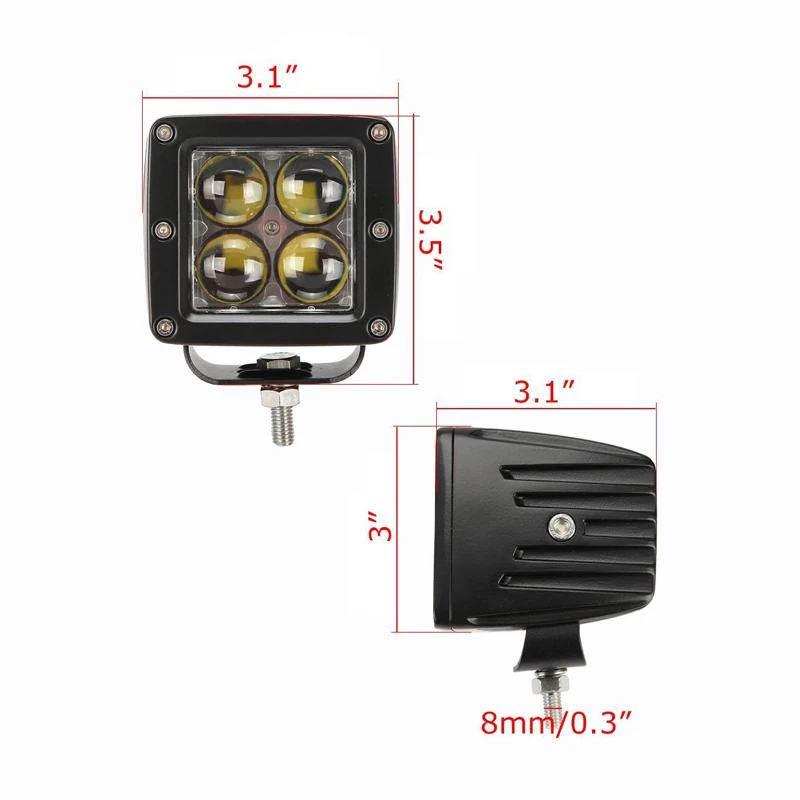 ECAHAYAKU 1 Piece LED Work Light Bar 20W 4D Flush Mount Pod Spot Beam Offroad Driving Lights for Ford Jeep SUV ATV 4x4 4WD Truck
ECAHAYAKU 1 Piece LED Work Light Bar 20W 4D Flush Mount Pod Spot Beam Offroad Driving Lights for Ford Jeep SUV ATV 4x4 4WD Truck