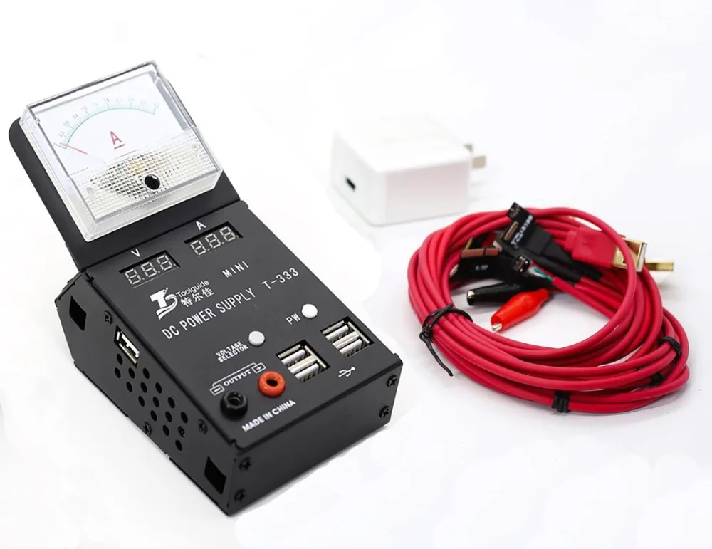 Toolguide T-333 mini smart digital DC Power Supply with light touch function for mobile phone repair
Toolguide T-333 mini smart digital DC Power Supply with light touch function for mobile phone repair