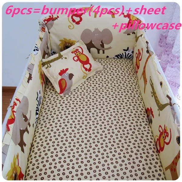 Promotion! 6PCS crib bedding set baby bedding package crib bumper (bumpers+sheet+pillow cover)
Promotion! 6PCS crib bedding set baby bedding package crib bumper (bumpers+sheet+pillow cover)