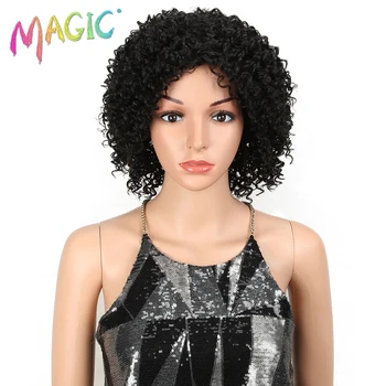 MAGIC Hair Synthetic Wigs 12"Inch Short Wig Kinky Curly Synthetic Hair Wigs For Black Women Heat Resistant Red Black
MAGIC Hair Synthetic Wigs 12"Inch Short Wig Kinky Curly Synthetic Hair Wigs For Black Women Heat Resistant Red Black