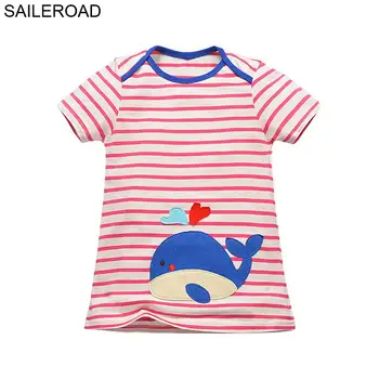 SAILEROAD Cartoon Animal Whale Baby Girls Tops Tees Dresses 2-7Years Summer Cotton Toddler Kids Girl Party Dress Meninas Vestido
SAILEROAD Cartoon Animal Whale Baby Girls Tops Tees Dresses 2-7Years Summer Cotton Toddler Kids Girl Party Dress Meninas Vestido