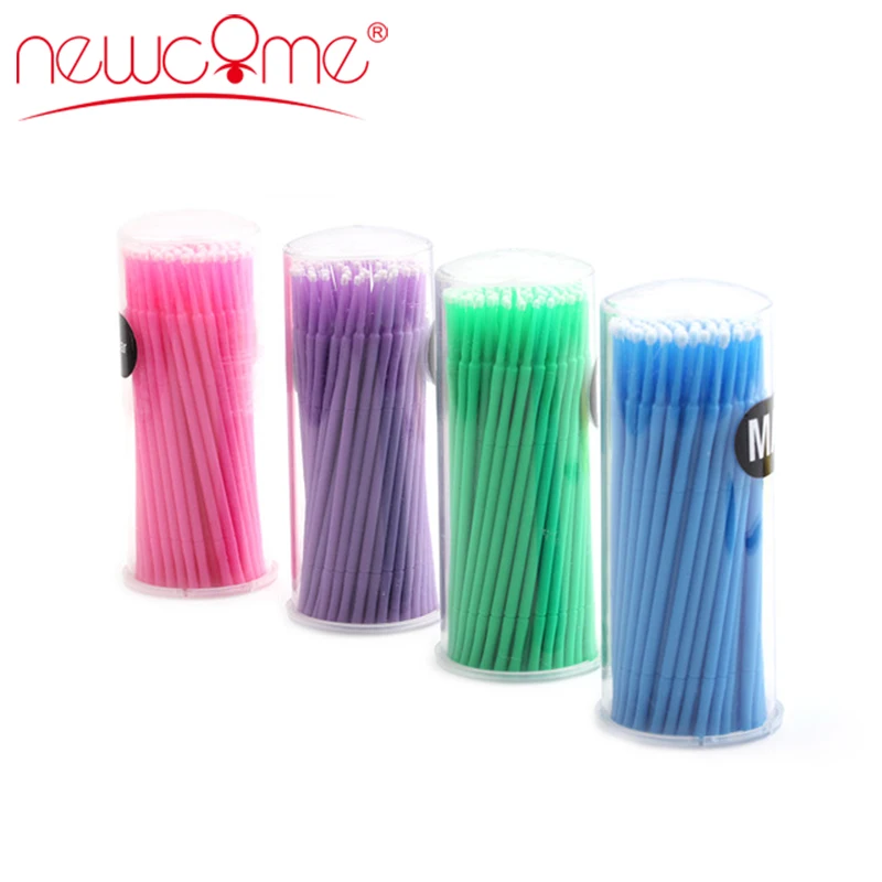 NEWCOME High quality 100pcs/lot Durable Micro Disposable Eyelash Extension Individual Lashes Removing Swab Micro for Makeup Tool
NEWCOME High quality 100pcs/lot Durable Micro Disposable Eyelash Extension Individual Lashes Removing Swab Micro for Makeup Tool