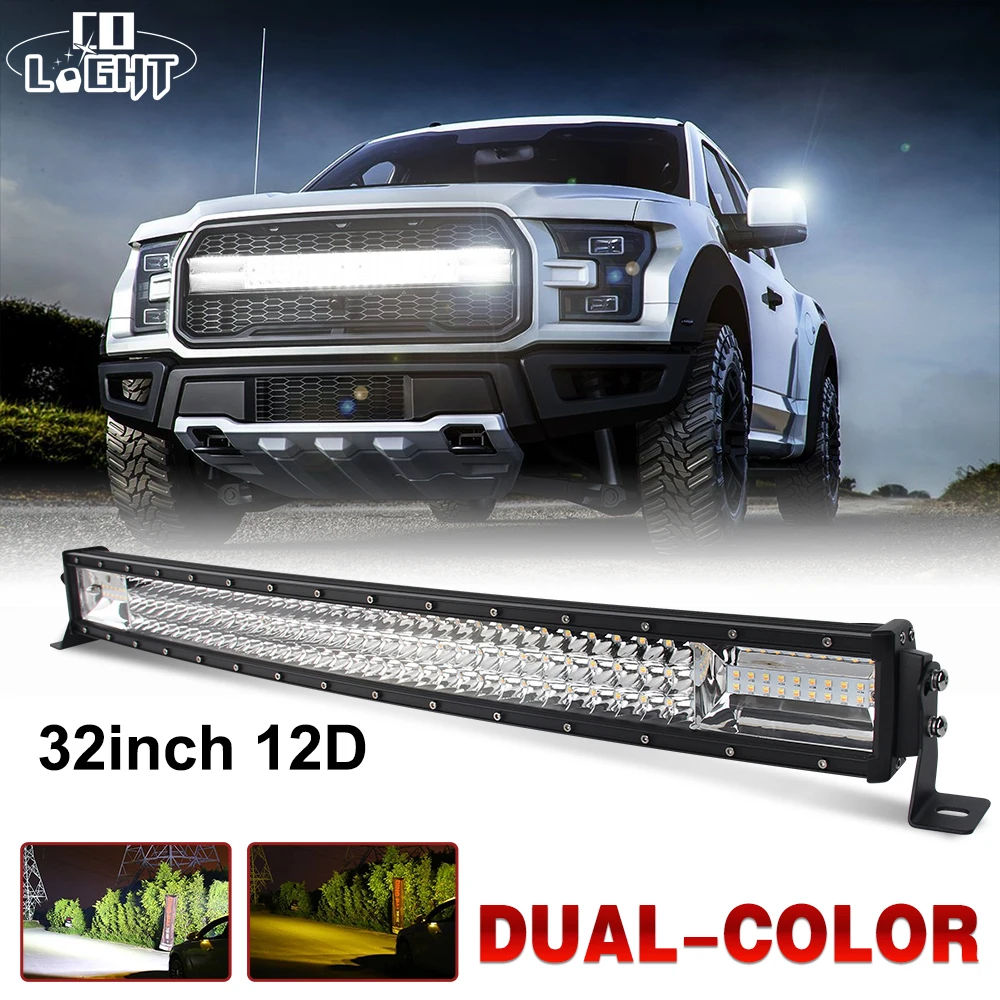 CO LIGHT 12D LED Light Bar Spot Flood 32inch 405W Let Work Light for Tractors Trucks ATV Jeep Led Bar Offroad Auto Driving Light
CO LIGHT 12D LED Light Bar Spot Flood 32inch 405W Let Work Light for Tractors Trucks ATV Jeep Led Bar Offroad Auto Driving Light