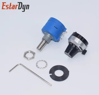 5sets 3590S-2-103L 3590S 10K ohm Precision Multiturn Potentiometer 10 Ring Adjustable Resistor + Turns Counting Dial Rotary Knob
5sets 3590S-2-103L 3590S 10K ohm Precision Multiturn Potentiometer 10 Ring Adjustable Resistor + Turns Counting Dial Rotary Knob