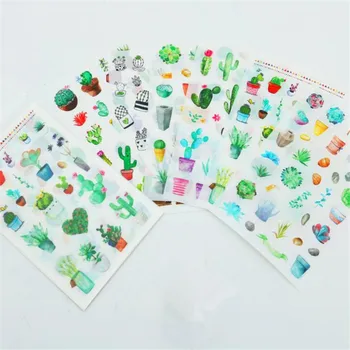 6PCS Cactus Plant Decorative Washi Stickers Scrapbooking Sticking Label DIY Seal Diary Stationery Album Stickers 
6PCS Cactus Plant Decorative Washi Stickers Scrapbooking Sticking Label DIY Seal Diary Stationery Album Stickers