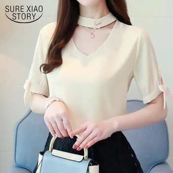 2018 fashion chiffon women blouse shirt summer bow short sleeve women tops office lady blusas feminine OL blouse 0474 30
2018 fashion chiffon women blouse shirt summer bow short sleeve women tops office lady blusas feminine OL blouse 0474 30
